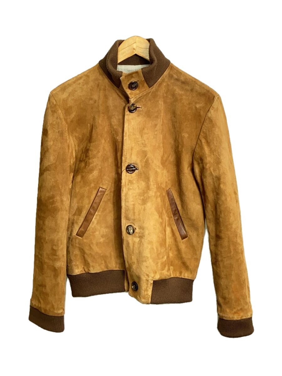 Frankleder Brown Leather Blouson Jacket in Size XS