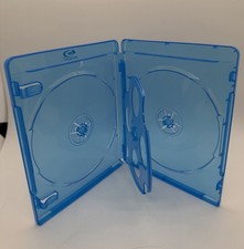 2 PCS 14mm Quad 4 Disc Blu-Ray Disc DVD Cases w/Blu-Ray Logo, BL1404, Free Ship