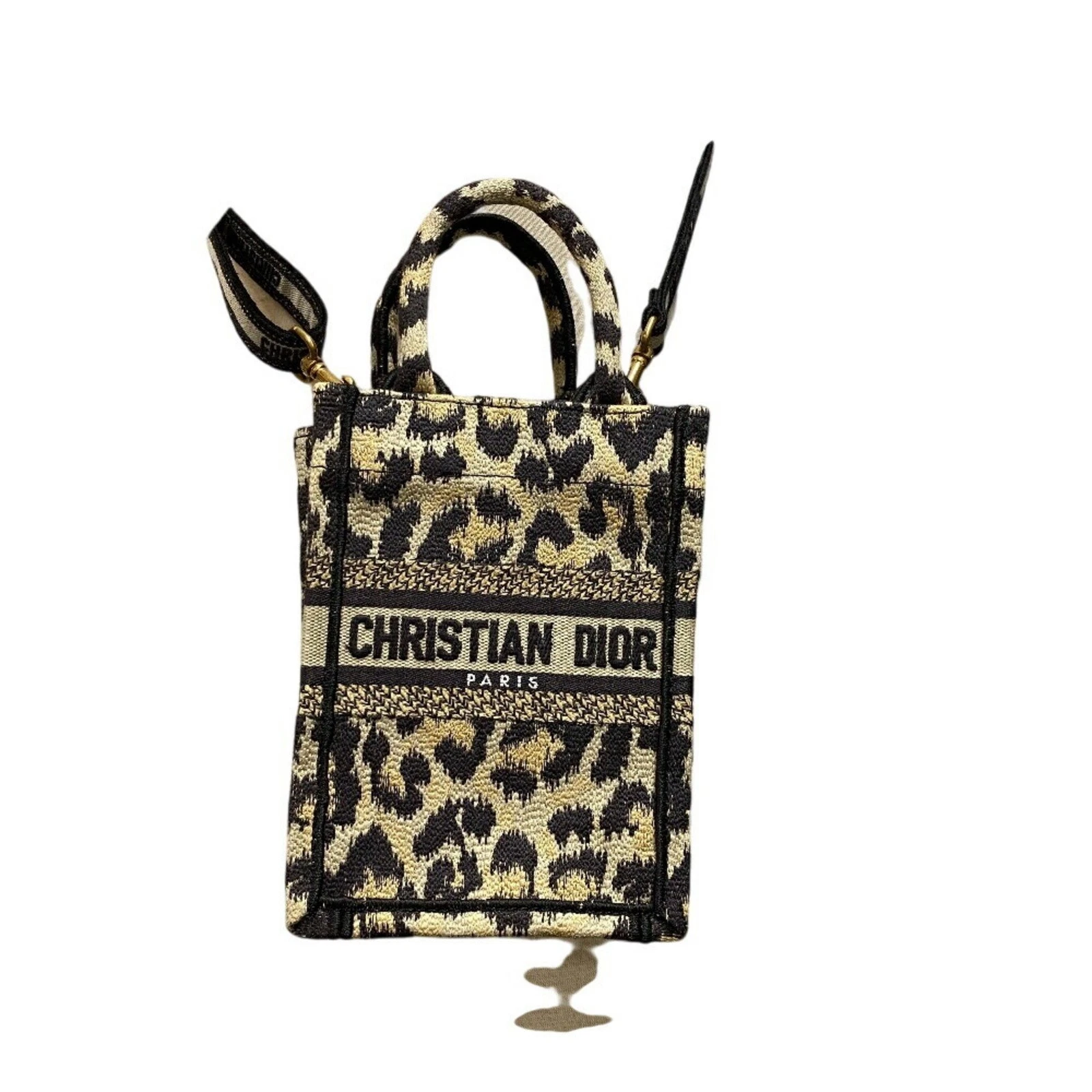 Sac fourre tout Dior Book toile beige authentique