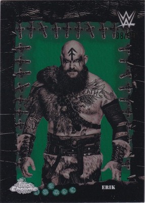 Erik | Famed Phantoms | Green Refractor /99 | WWE 2025 Topps Cactus Jack