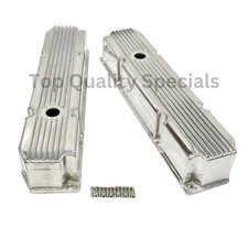 Finned Fabricated Aluminum Valve Covers for Big Block Chrysler Mopar 383 426 440