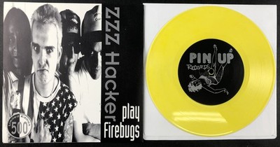 7'' The Firebugs play ZZZ Hacker / ... play Firebugs - yellow + 4 Beilagen ! NM