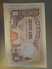 Italy 9.12.1942 Bank of Italy 100 Lire