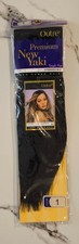 Outre Premium New Yaki Weave 100% Human Hair, Color 1 (Jet Black), 10 inches