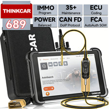 ThinkScan 689 Key Program OBD Scanner Bidirectional Diagnostic Tool W/Inspection
