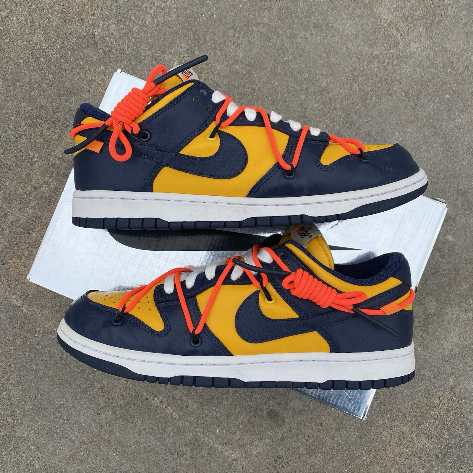OFF WHITE X NIKE Taglia 8.5 Nike Dunk Low x OFF WHITE University G 2019