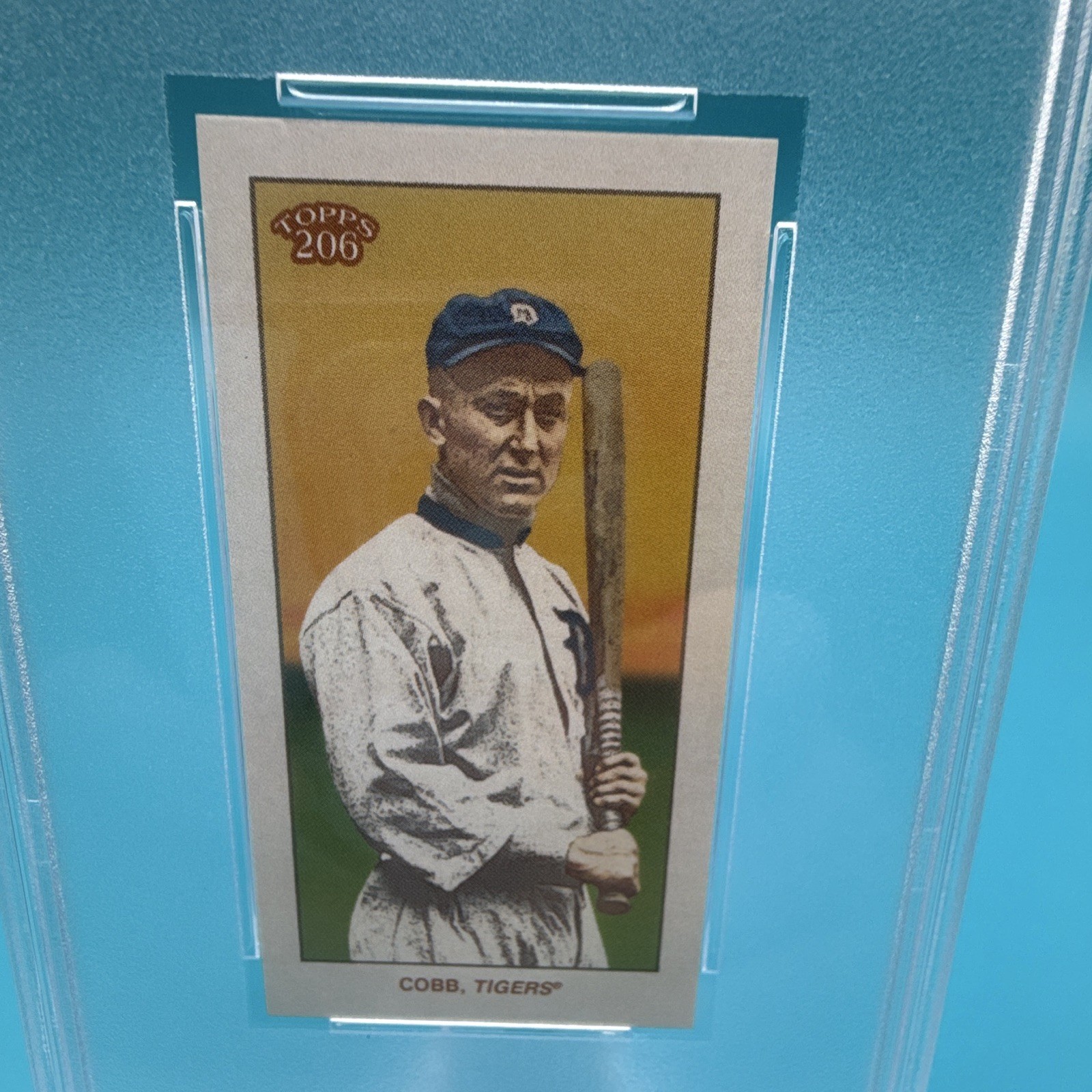 2020 Topps 206 Ty Cobb #50 Detroit Tigers Tobacco PSA 10 Graded Card view 3