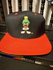 Vintage Marvin The Martian Snapback Hat Looney Tunes 90s