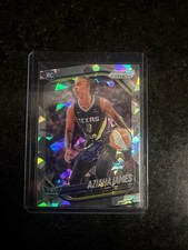 2025 Panini Prizm WNBA JJ Quinerly #95 Cracked Ice Dallas Wings Rookie Card