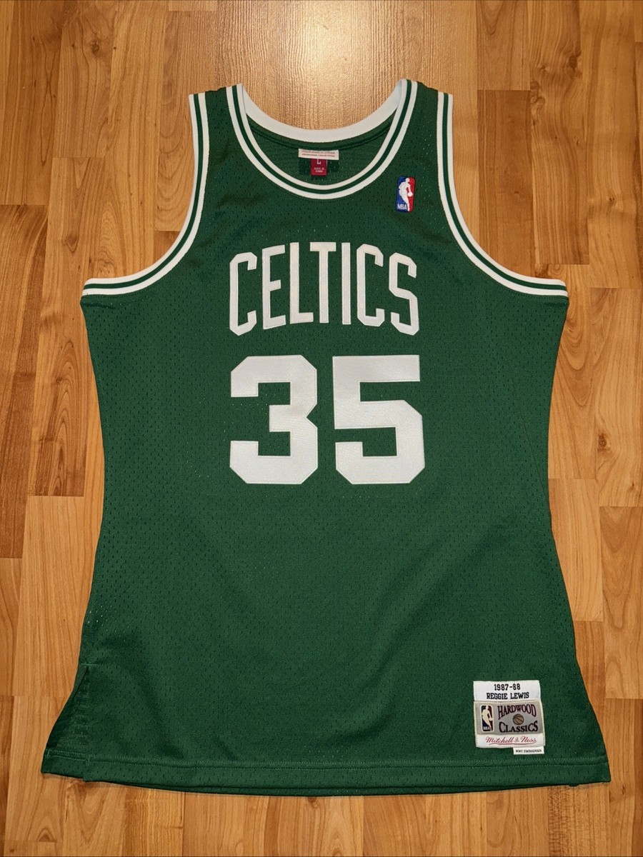 Reggie Lewis 87-88 Mitchell & Ness Hardwood Classics Boston Jersey