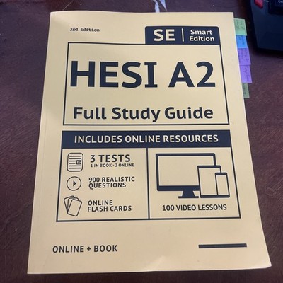 HESI A2 Full Study Guide 3rd Edition 2022 - 2023: Complete Subject R -l