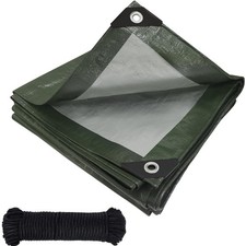 Gewebeplane 2x4m, 120g/m², Garten,Auto,Boot,Pool,Abdeckplane,UV wetterfest