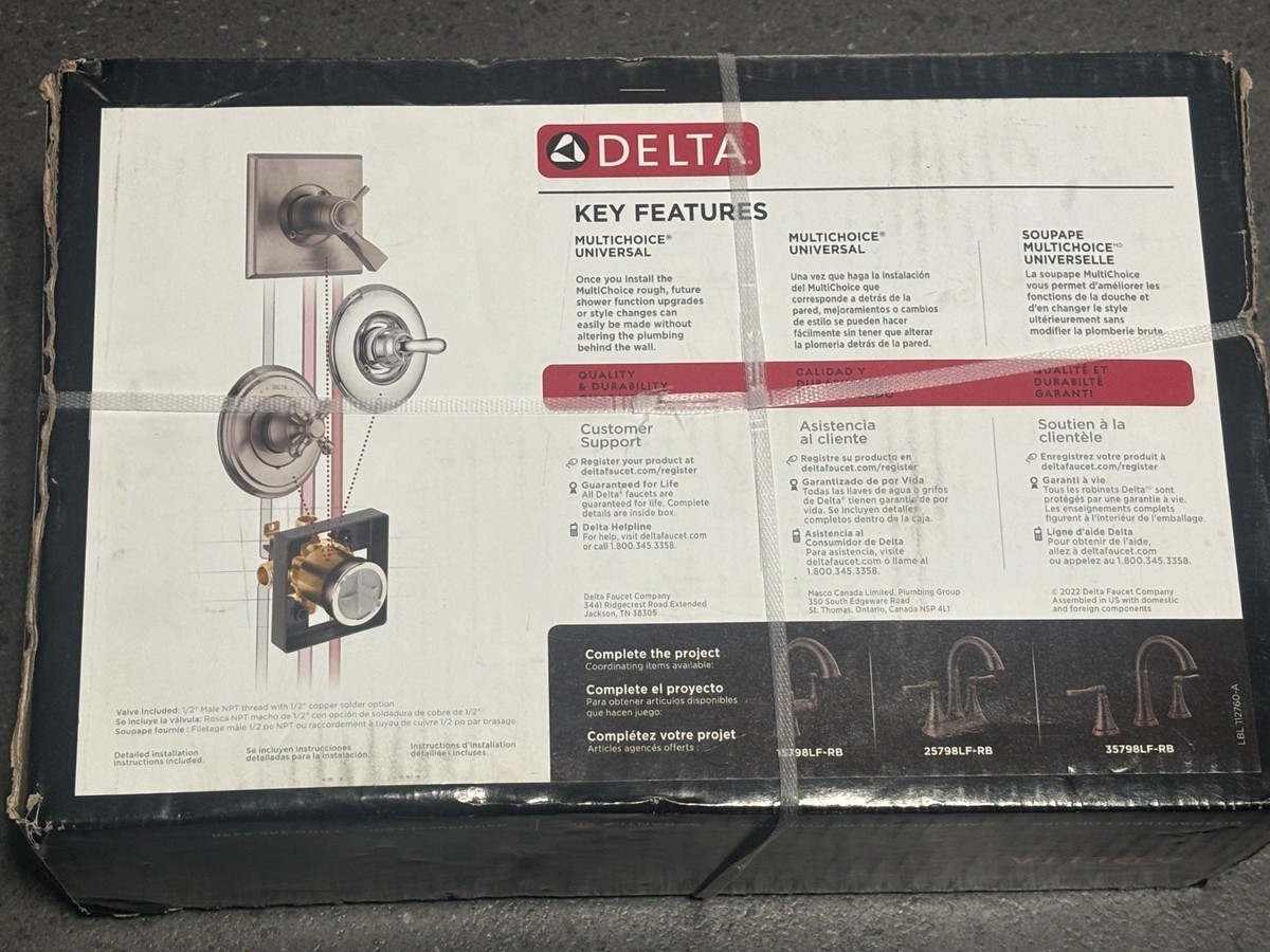 Delta 144798-RB Archdale Tub & Shower Trim w/ Valve Venetian