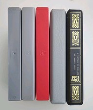 Vintage 5 x VHS Video Tape Storage Cases / Boxes / Library Books - Random