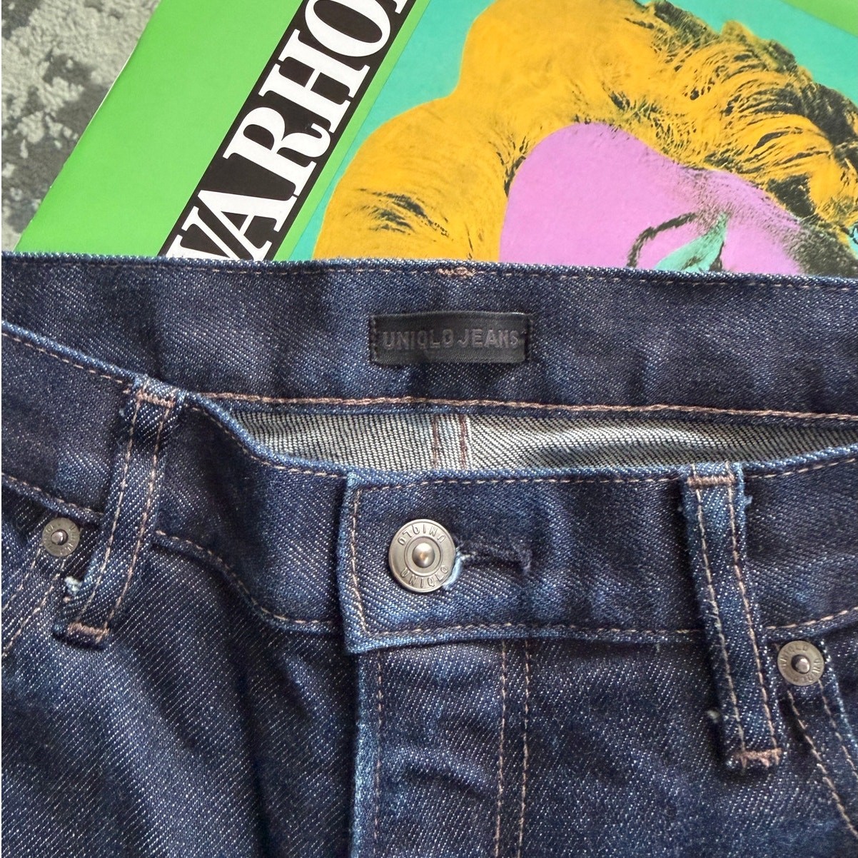 Uniqlo Men's Slim Kaihara Selvage Denim Jeans Size 34 thumbnail 3