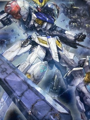 BANDAI 1/100 FULL MECHANICS IBO GUNDAM BARBATOS LUPUS REX Model