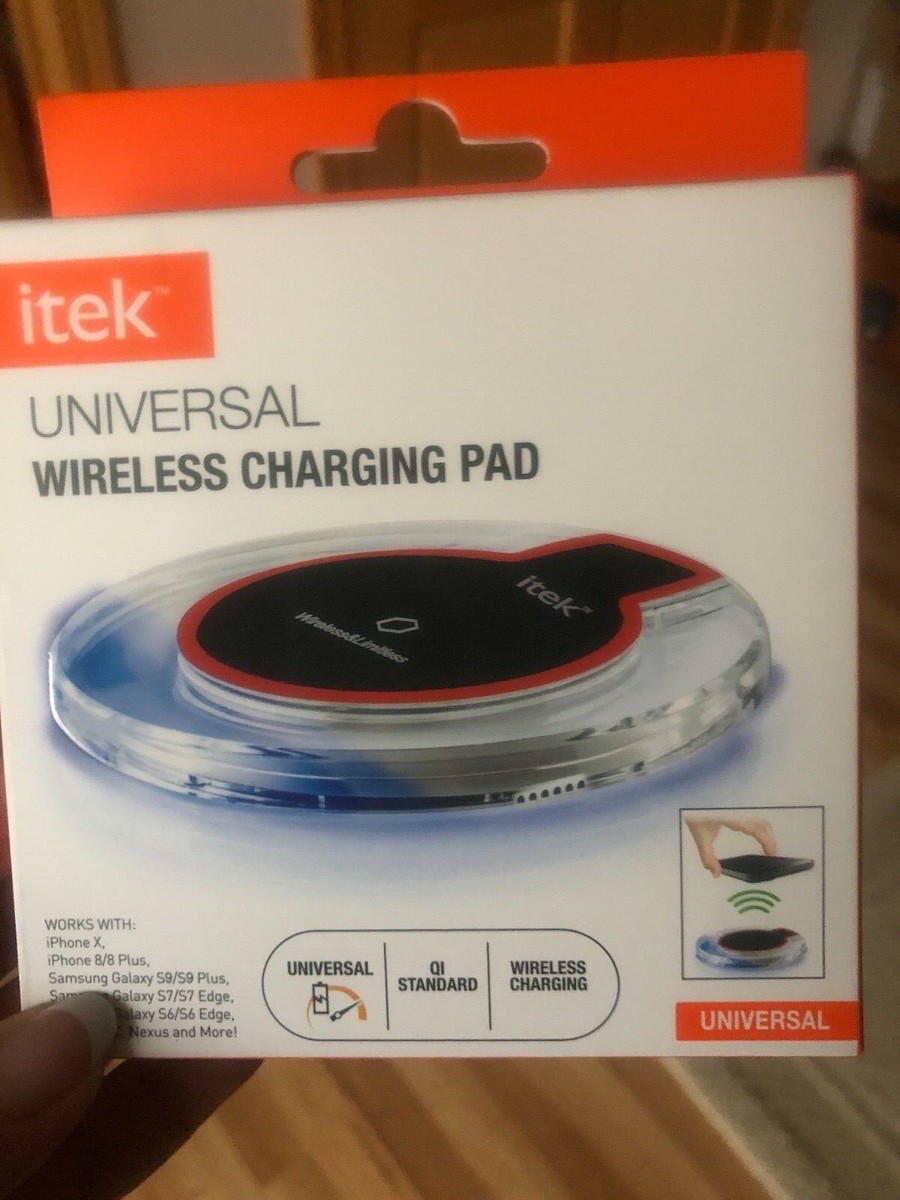 Itek Universal Wireless Charging Pad for iPhone Samsung Galaxy