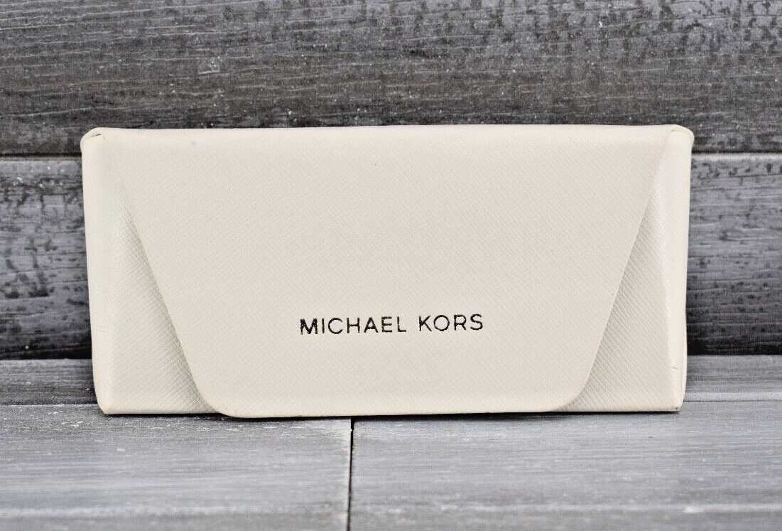 Michael Kors Cream Textured Sunglasses With Case MICHAEL KORS Cream Textured New York Sunglasses Glasses Hard  main image 3