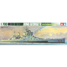 Tamiya 77525 1/700 BRITISH BATTLESHIP KING GEORGE V WATER LINE SERIES