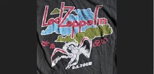 Vintage 70's Led Zeppelin Black Men S-234XL T-shirt NG2799