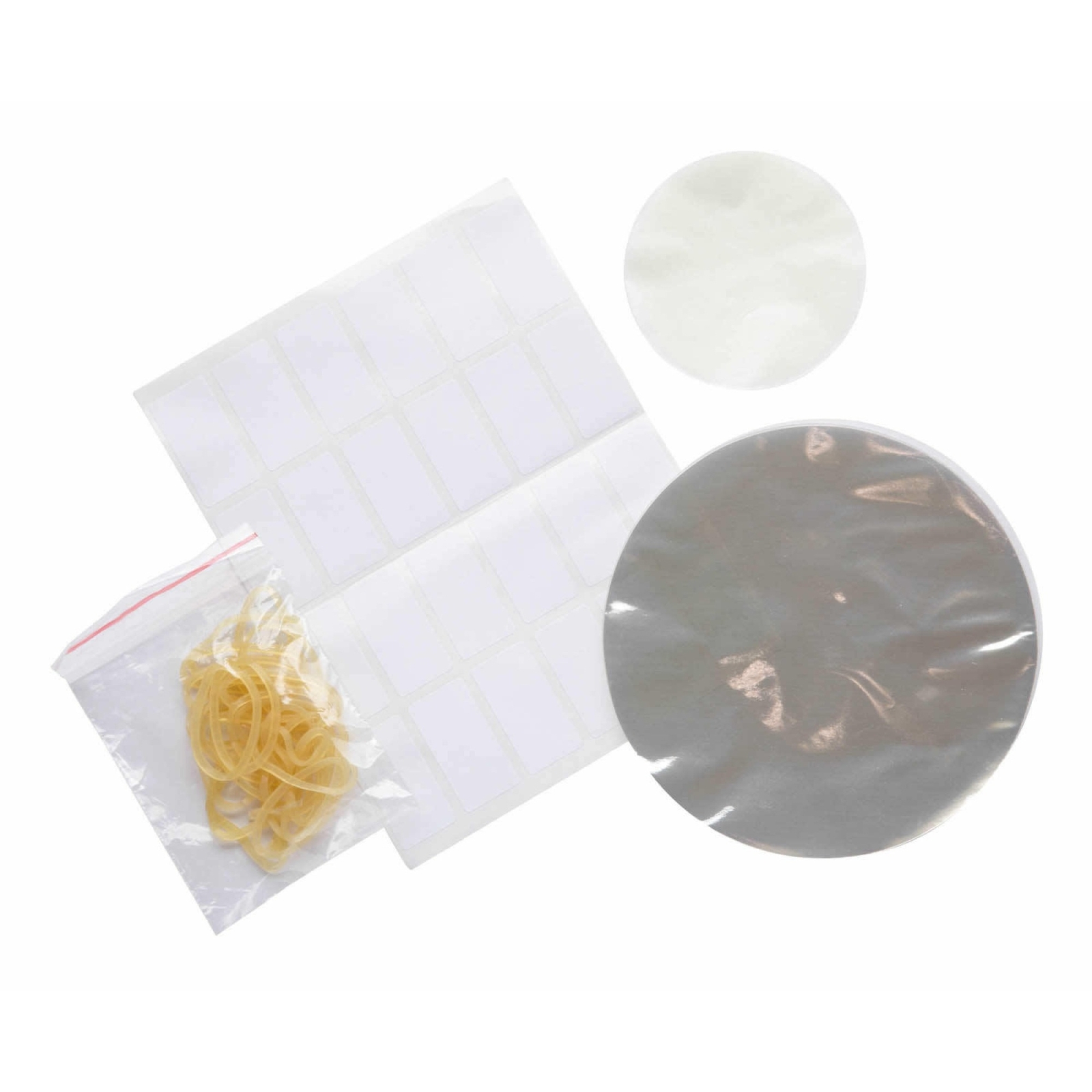 5 x 24 Jam Jar Kit Heat Seal Discs - (454g/1lb Jam/Preserve Jars)