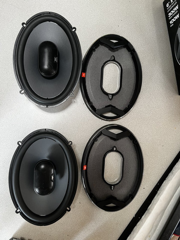 JBL GTO939 GTO Series 6x9" 300W 3 Way Black Car Coaxial Audio Speakers