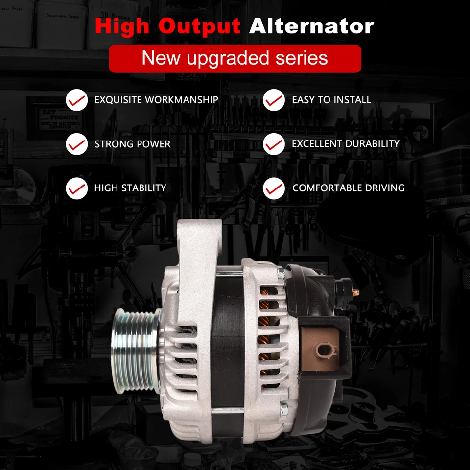 Alternador nuevo 12V 130A para Honda Crosstour EX-L 2,4 L 2012 2013 2014 2015 Foto 2 de 4