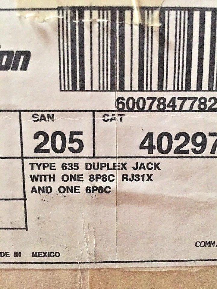 LEVITON Duplex Jack 40297-CIX (Ivory) Box Of 50  - Image 2 of 4