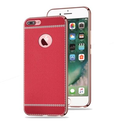 Apple iPhone 8 Plus Hülle Case Handy Cover Schutz Tasche Schutzhülle Bumper Rot
