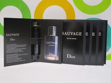 CHRISTIAN DIOR  SAUVAGE EAU DE PARFUM SPRAY  0.03 OZ X 5 PIECES