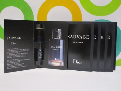 CHRISTIAN DIOR ~ SAUVAGE EAU DE PARFUM SPRAY ~ 0.03 OZ X 5 PIECES