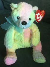 TY BEANIE BABIES COLLECTION MELLOW THE PASTEL BEAR - BRAND NEW WITH TAGS