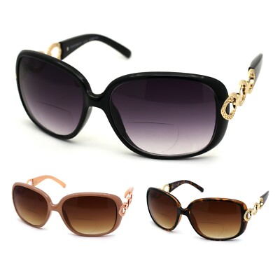 Mujer 90s Joya Brazo Rectangular Mariposa Bifocal Gafas de Lectura