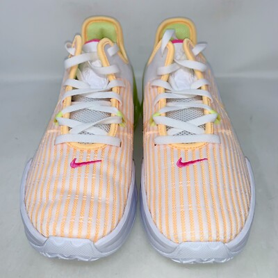 Nike Lebron Witness 6 'Melon Tint' White Sneakers, Size 18 BNIB
