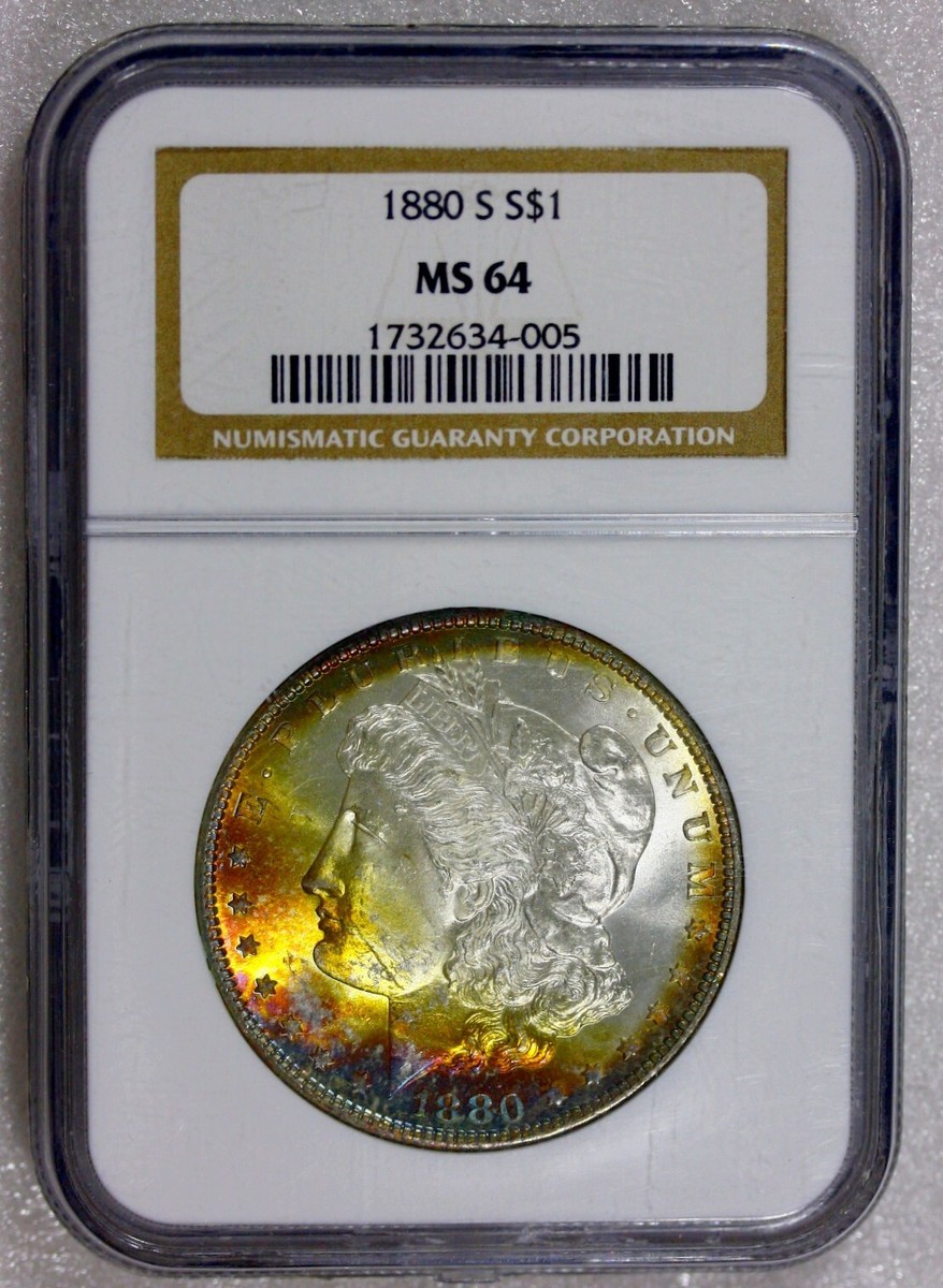 アッシー 1880-CC Morgan Silver Dollar Coin BU | Bullion Shark Rare Coins