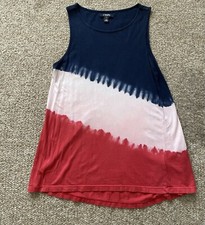 Chaps Women Small Red/ White/Blue Tank Tunic