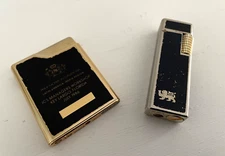 Two Vintage Philip Morris Butane Cigarette Lighters