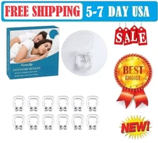 Anti Snore Magnetic Silicone Fit Nose Clip Stop Snoring Apnea Aid Device Stopper