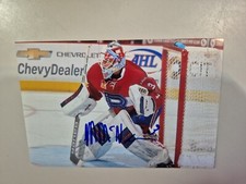 Michael McNiven Montreal Canadiens 4x6 Photo Signed Autograph Laval Rocket #6