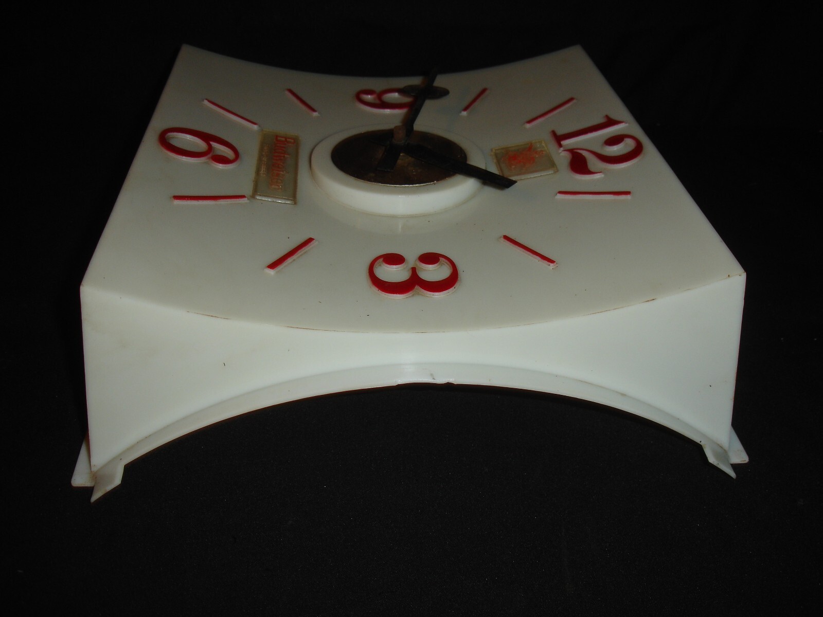 Vintage Budweiser Clock Face with Hands for Lighted Sign eBay