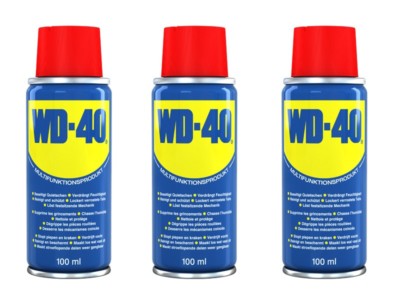 3er Set WD-40 100ml Dose Multifunktionsprodukt Wellness für Gartenwerkzeuge