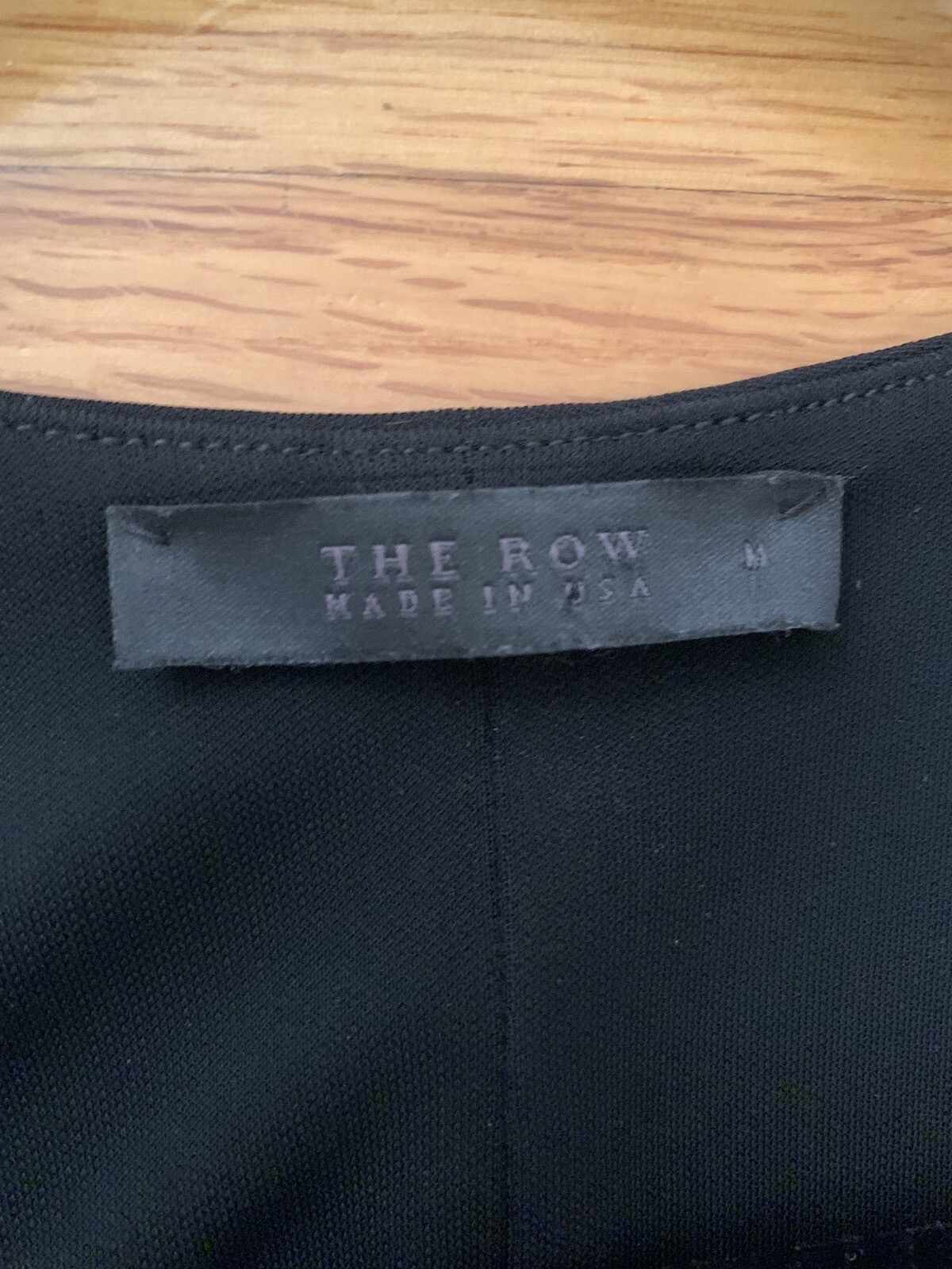 FILA Maxi abito avvolgente nero senza maniche lungo pesante medio