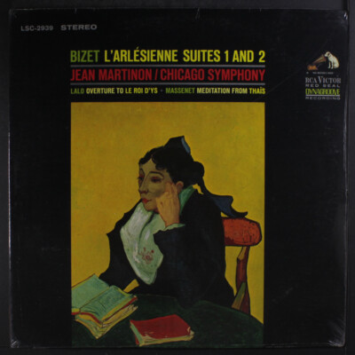 JEAN MARTINON: bizet: l'arlesienne suites 1 and 2 RCA Victor Red
