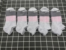 5 Pairs Bombas Honeycomb Women's Sport Marl Ankle Sock Size Medium 8-10.5