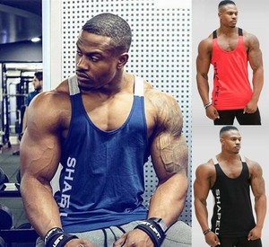 New-Men-039-s-Muscle-Gym-Sleeveless-Tank-Top-T-Shirt-Bodybuilding-Sport-Fitness-Vest