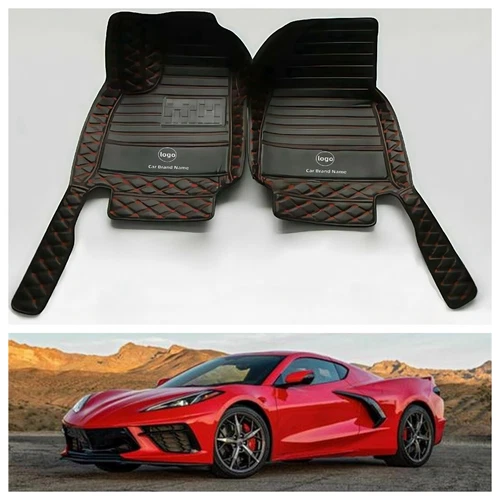 For Acura Car Floor Mats Waterproof Liners Leather Dustproof Handmade Front Row - Picture 4 of 38