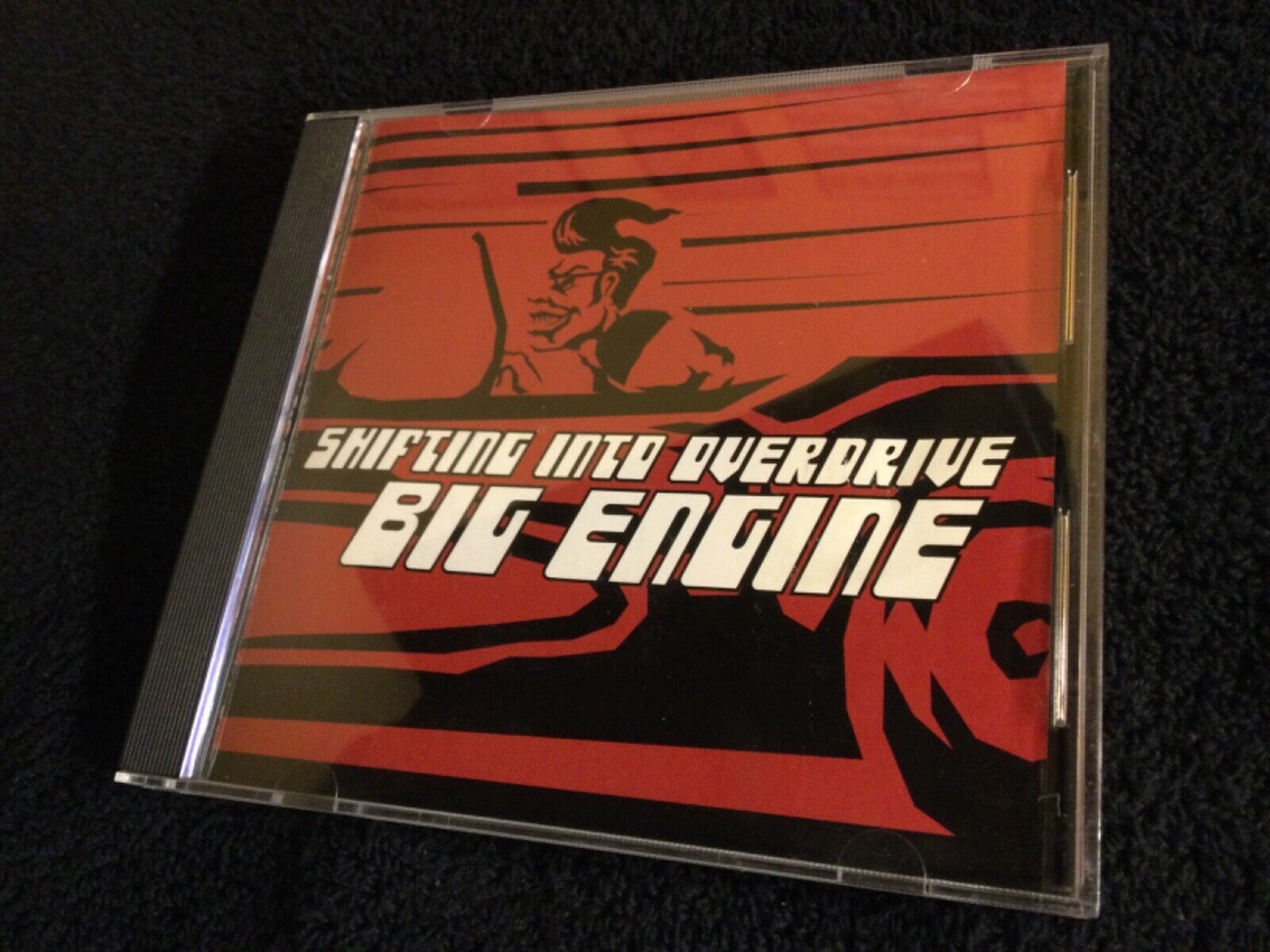 Autographed BIG ENGINE - SHIFTING INTO OVERDRIVE (2001) CD tested Hans Oellerich
