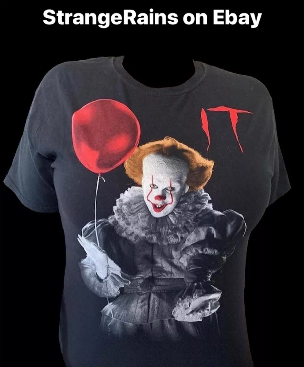 Stephen King\'s IT Movie Unisex T Shirt Sz (M) Bill Skarsgard Pennywise  Horror | eBay