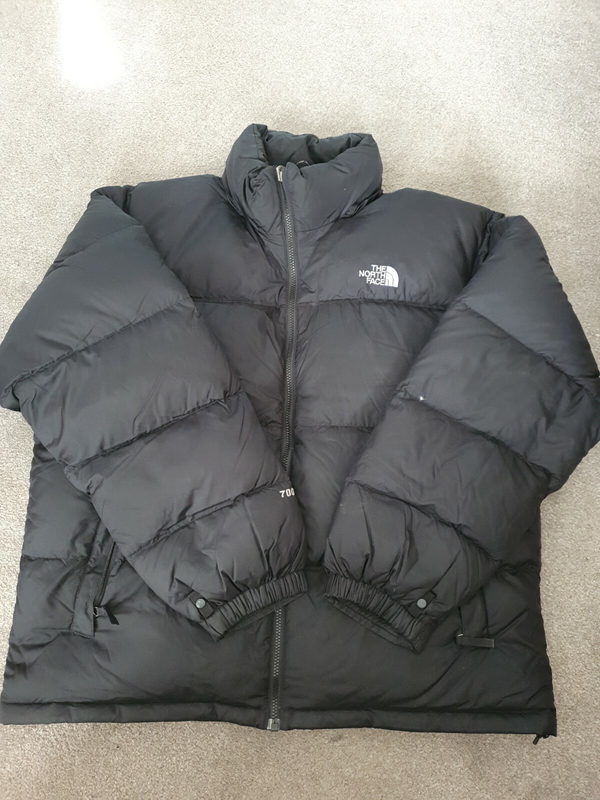 Mens The North Face Massif 700 Down Filled Asphalt Grey Jacket Size Medium For Sale Ebay