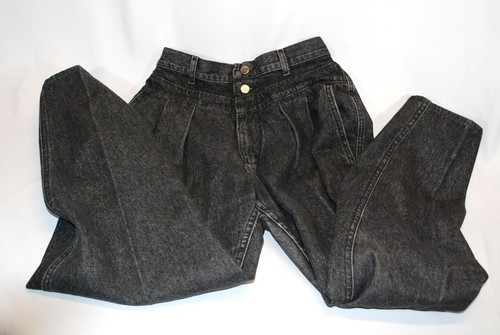 Vintage Lee Acid Wash High Waist Black 